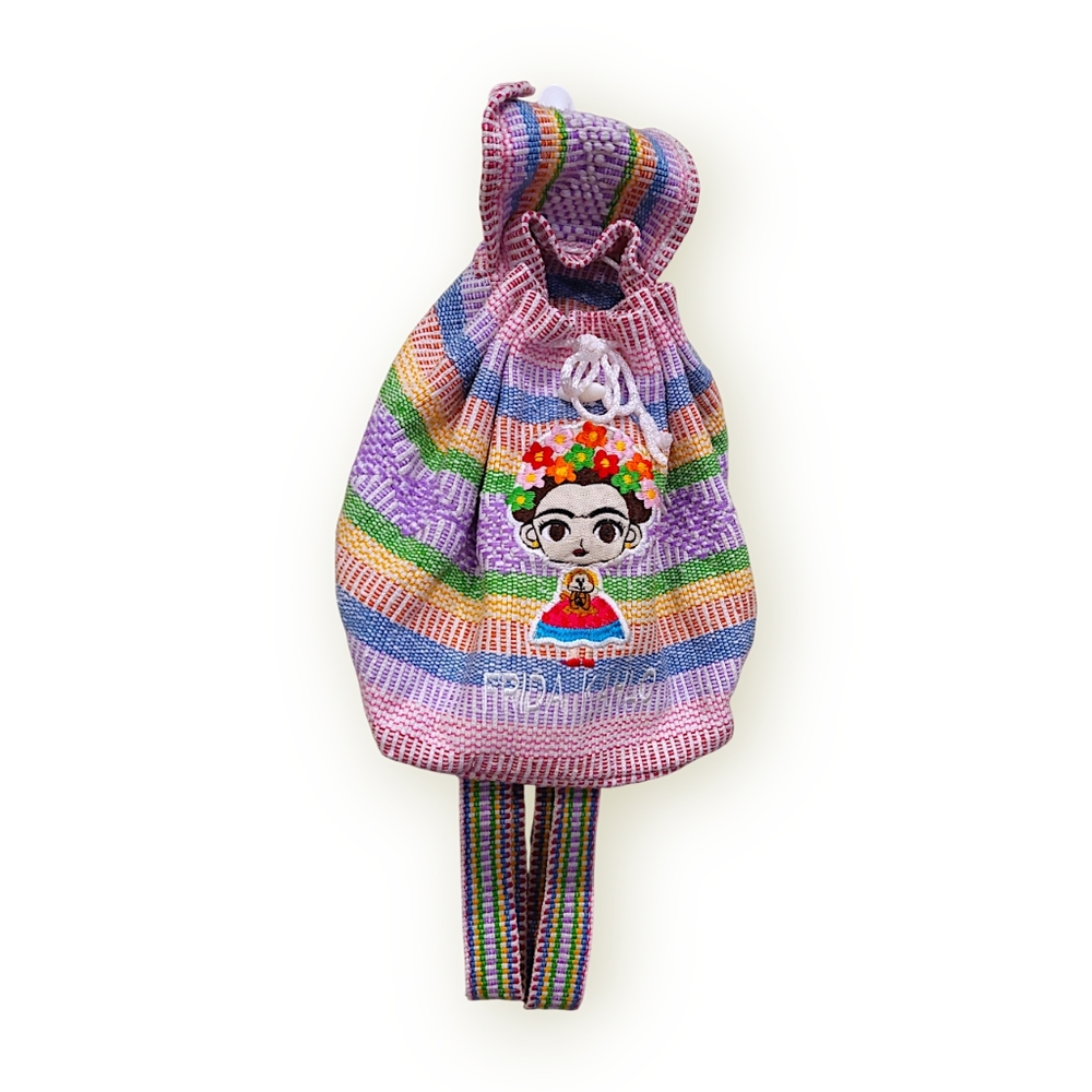 Frida Kahlo Mini Drawstring Backpack - image 3